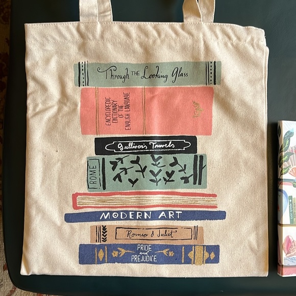 Brand new Kate Spade “Stack of Classics” journal and tote bag artsy gift set - Picture 2 of 8